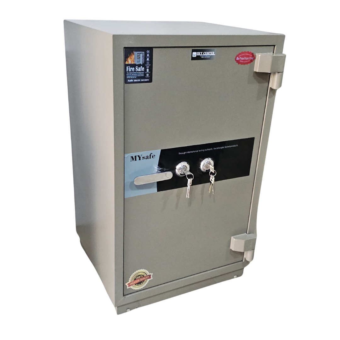Caja Fuerte Contra Fuego Doble Llave De Seguridad