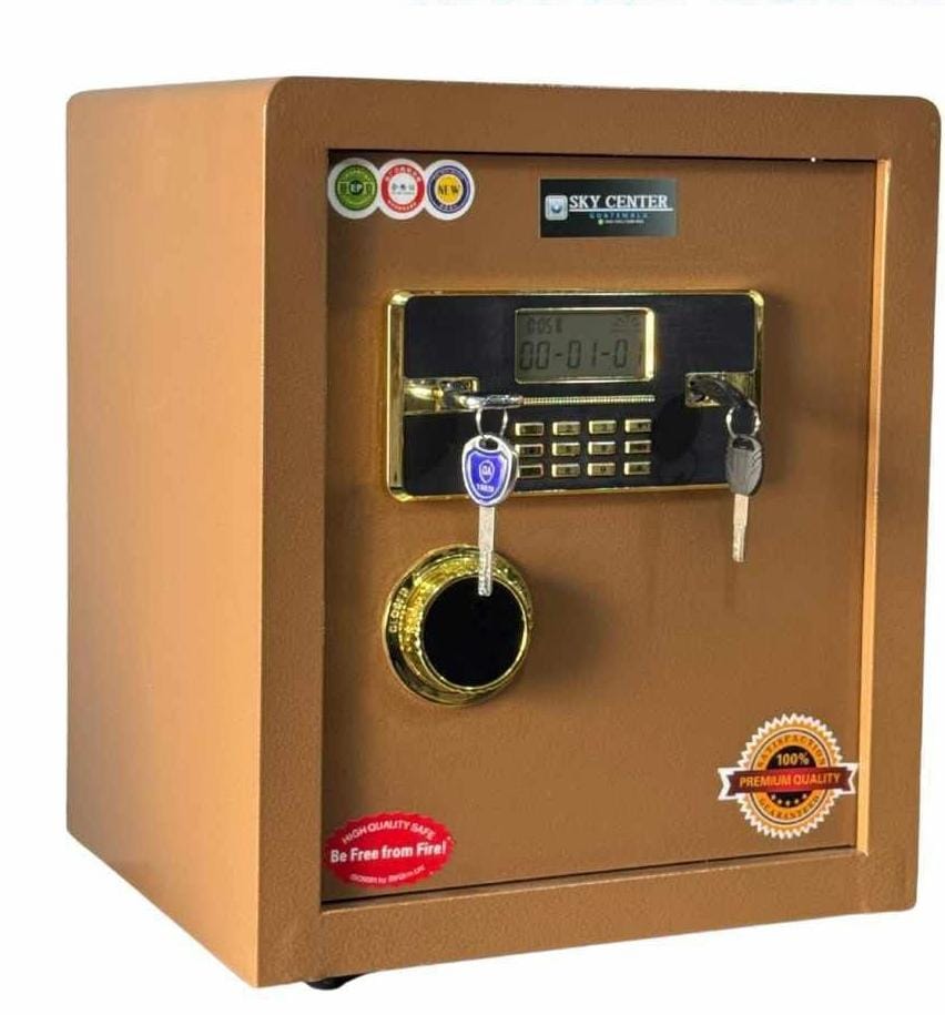 CAJA FUERTE CONTRA FUEGO DOBLE LLAVE