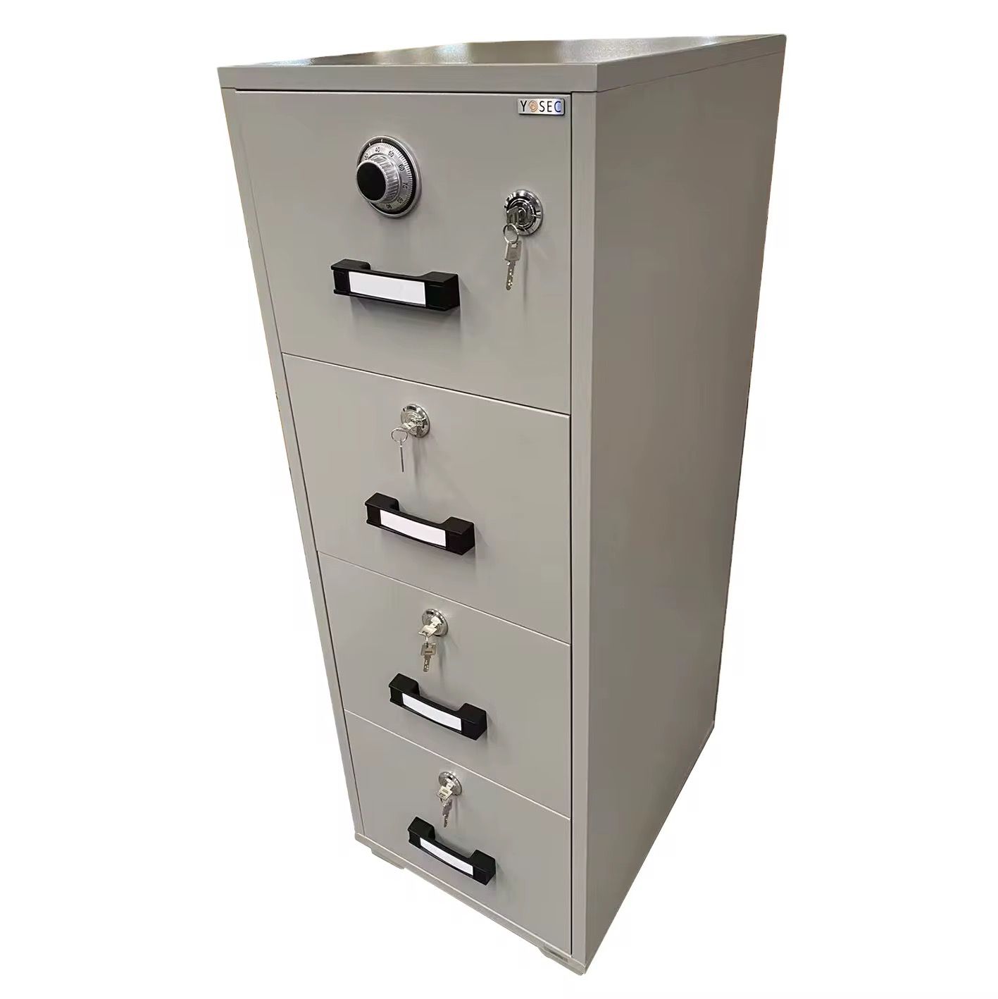 Archivo de seguridad contra fuego de 4 gavetas