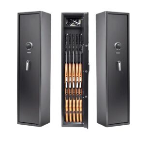 Caja Fuerte Biométrica Para Rifles y Escopetas, Huella Digital