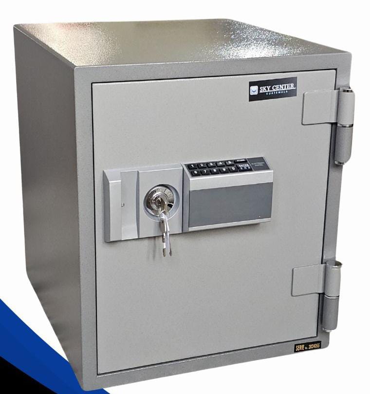Caja fuerte contra fuego clave y llave
